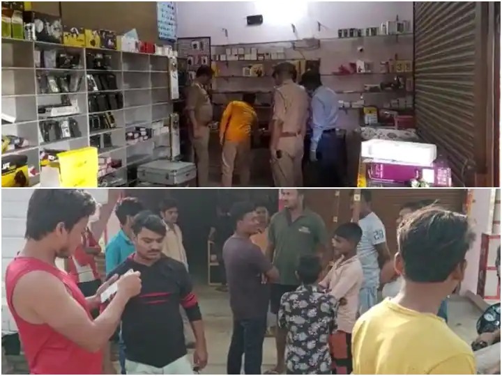 प्रतापगढ़ में मोबाइल शॉप के बाहर सो रहे दुकानदार को चोरों ने बंधक बनाकर लूटा .