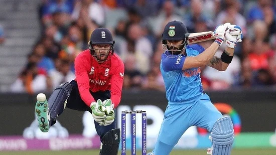 T20 World Cup: पहले बल्लेबाजी करते हुए भारत ने 6 विकेट खोकर बनाये 168 रन, इंग्लैंड को दिया 169 रनो का टारगेट
