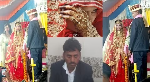 Mau unique wedding: दुल्हन के गले में ड़ाली वर माला ,और दूल्हा पहुच गया जेल