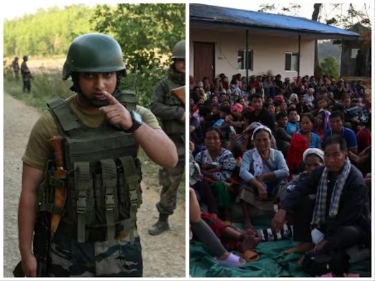 मणिपुर के हिंसा प्रभावित इलाकों पर सेना की ड्रोन और हेलिकॉप्टरों के जरिये कड़ी नजर
